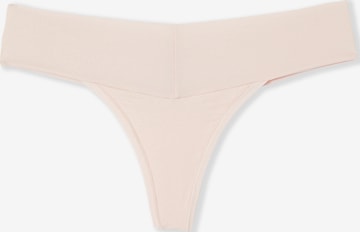 ETAM Thong in Pink: front