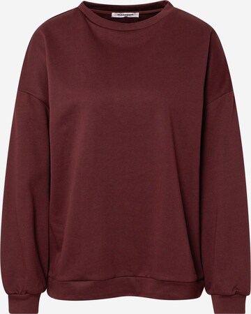 GLAMOROUS Sweatshirt in Brown: front