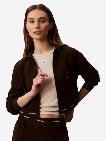 Veste de survêtement 'LV047G252G' Calvin Klein Jeans en marron