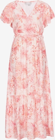 Robe Usha en rose : devant
