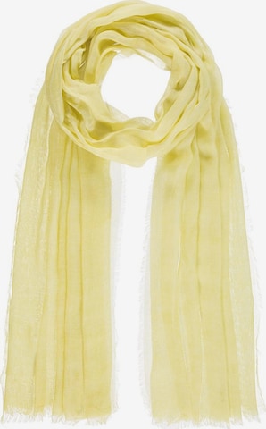Passigatti Wrap 'Schal uni' in Yellow: front