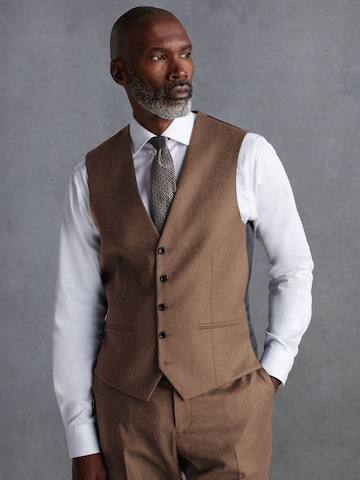 Next Anzugweste in Braun: Vorderseite