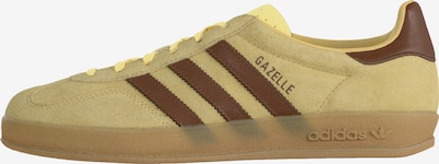 35,5 dydžio Sportbačiai be auliuko 'Gazelle' iš ADIDAS ORIGINALS, spalva – tamsiai ruda / garstyčių spalva, Prekių apžvalga