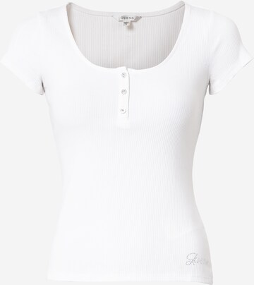 GUESS T-shirt 'Karlee' i vit: framsida