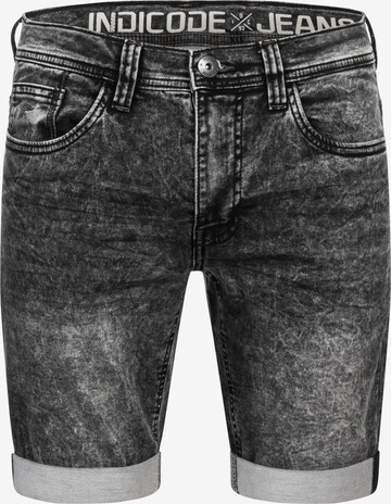 INDICODE JEANS Jeans 'Delmare' in Zwart: voorkant