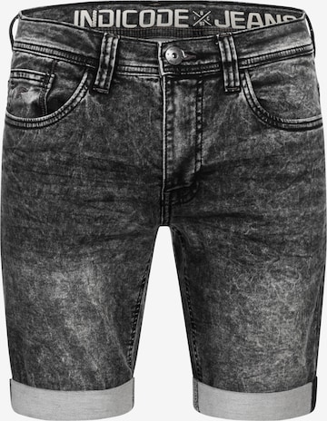 INDICODE JEANS Regular Jeans 'Delmare' in Schwarz: predná strana
