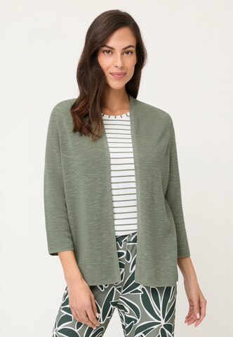 Olsen Knit Cardigan 'Olivia' in Green: front