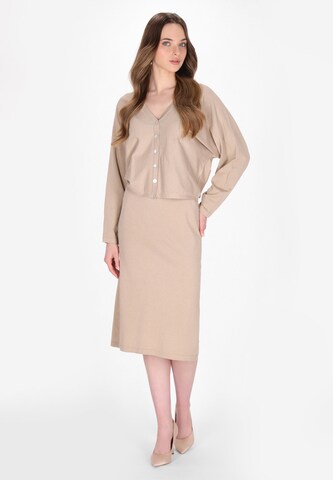 DreiMaster Klassik Юбка 'Classik Look' в Бежевый