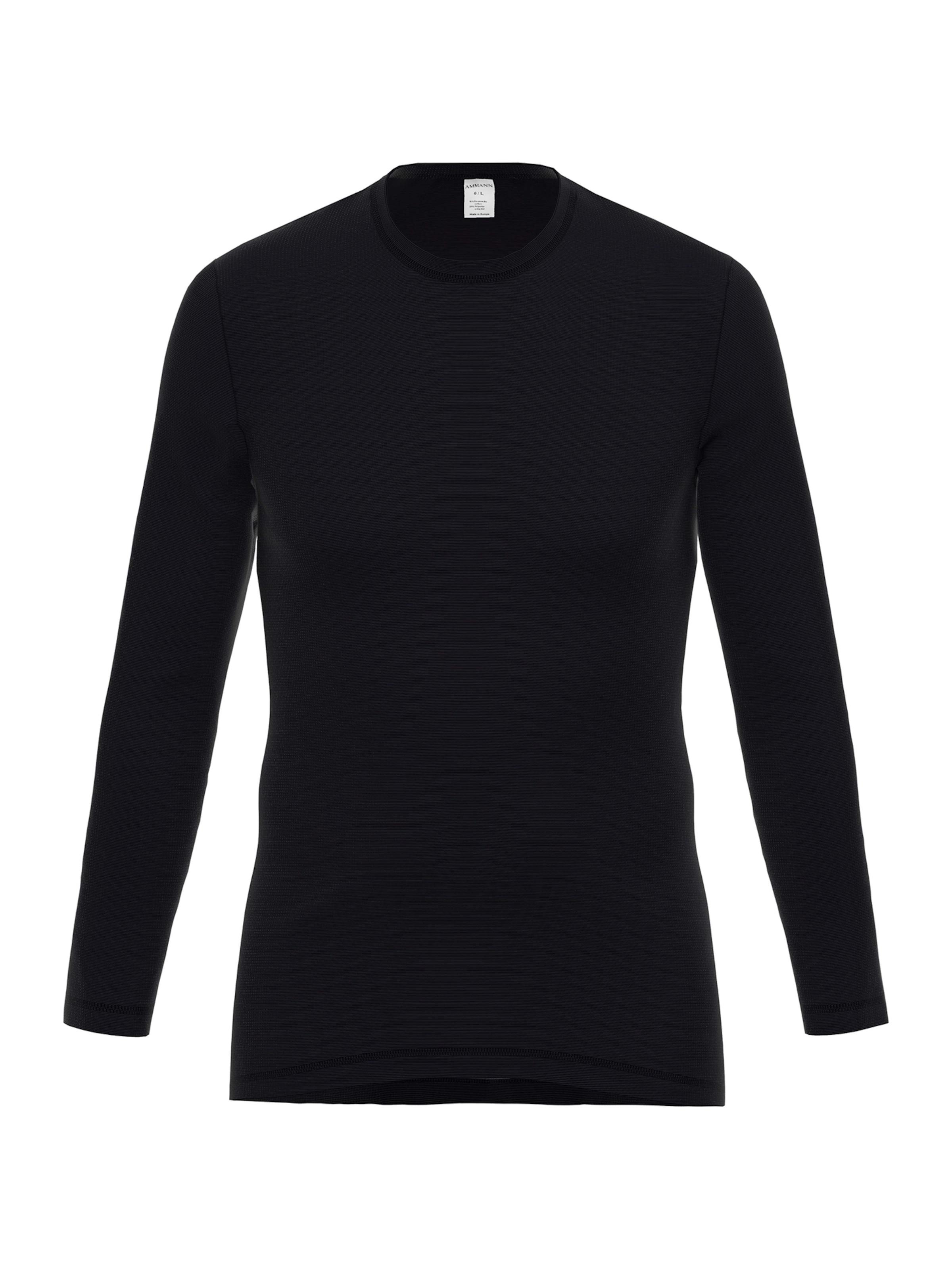 Ammann Longsleeve ' Dunova ' in Schwarz: Vorderseite