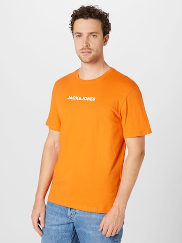 JACK & JONES Shirt 'SWISH' in Orange: front