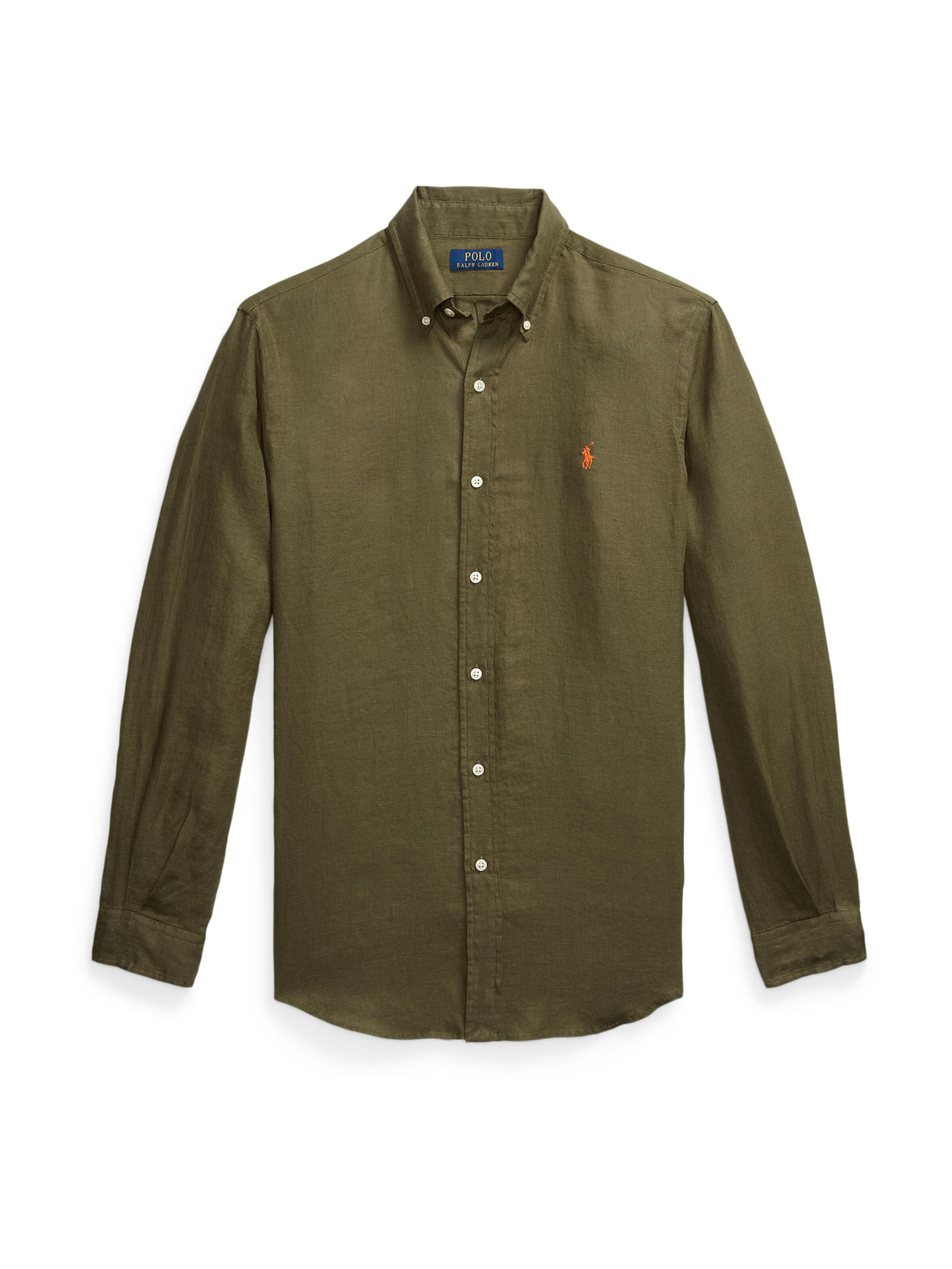 Polo Ralph Lauren Hemd in Grün: Vorderseite