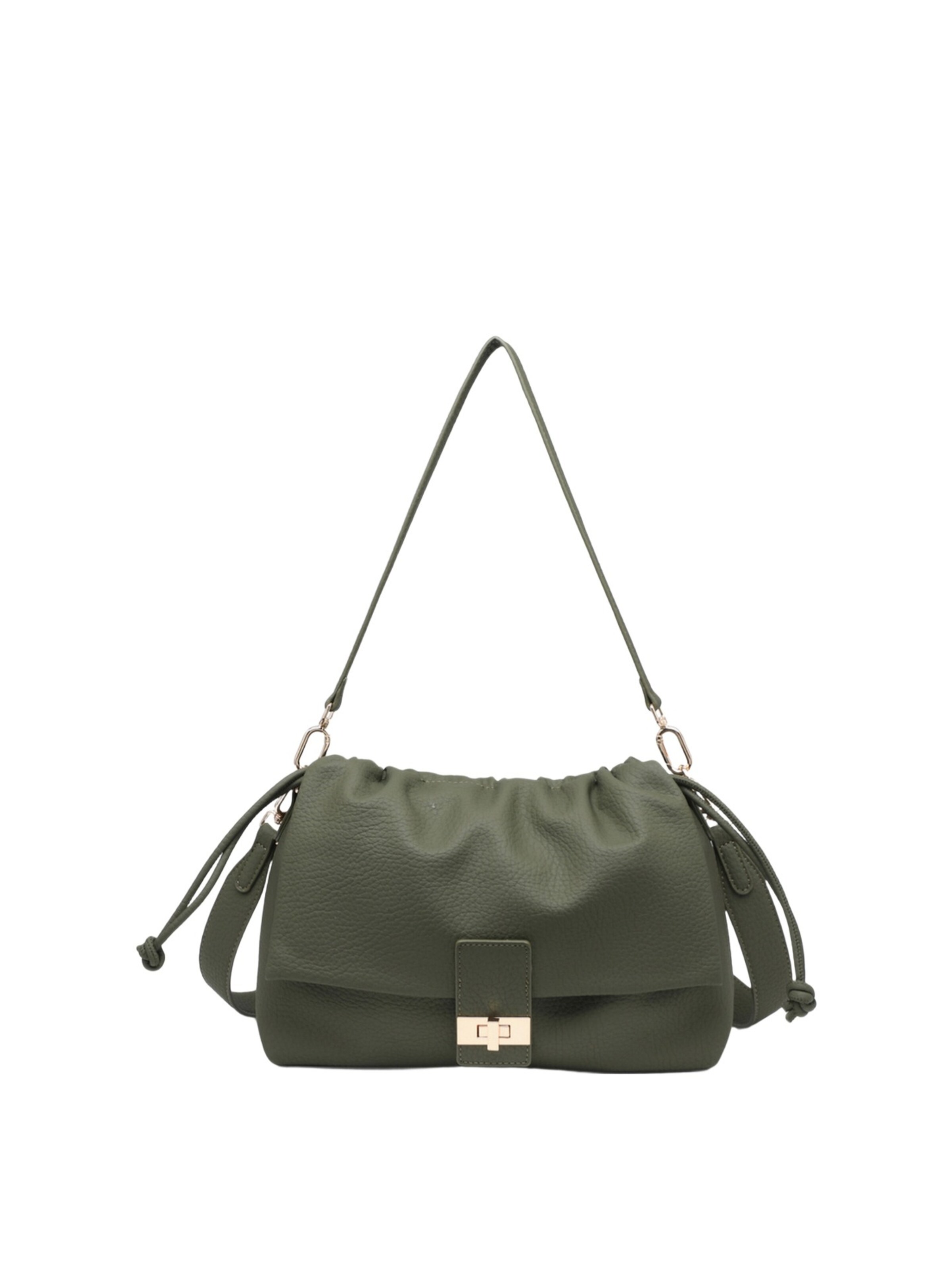 Borsa a mano 'Borsa a mano donna Kassandra Matelot - Poliestere chiusura zip' di Kassandra in verde: frontale