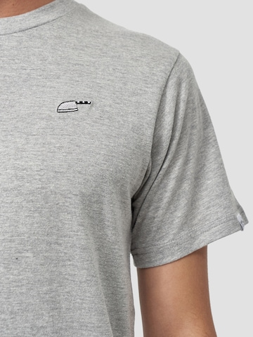 Mikon T-Shirt 'Messer' in Grau