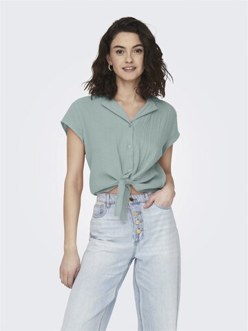 Camicia da donna 'THYRA' di ONLY in verde: frontale