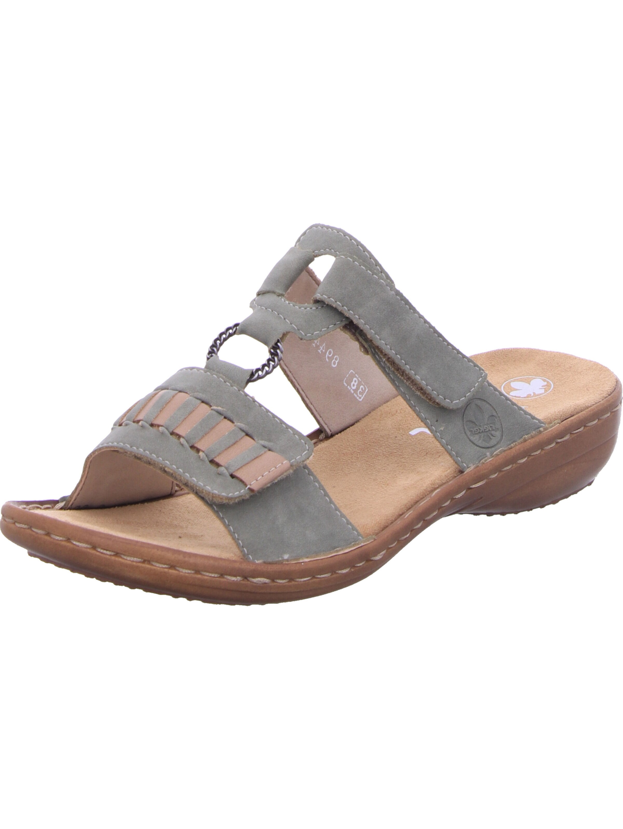 Mule Rieker en gris : devant