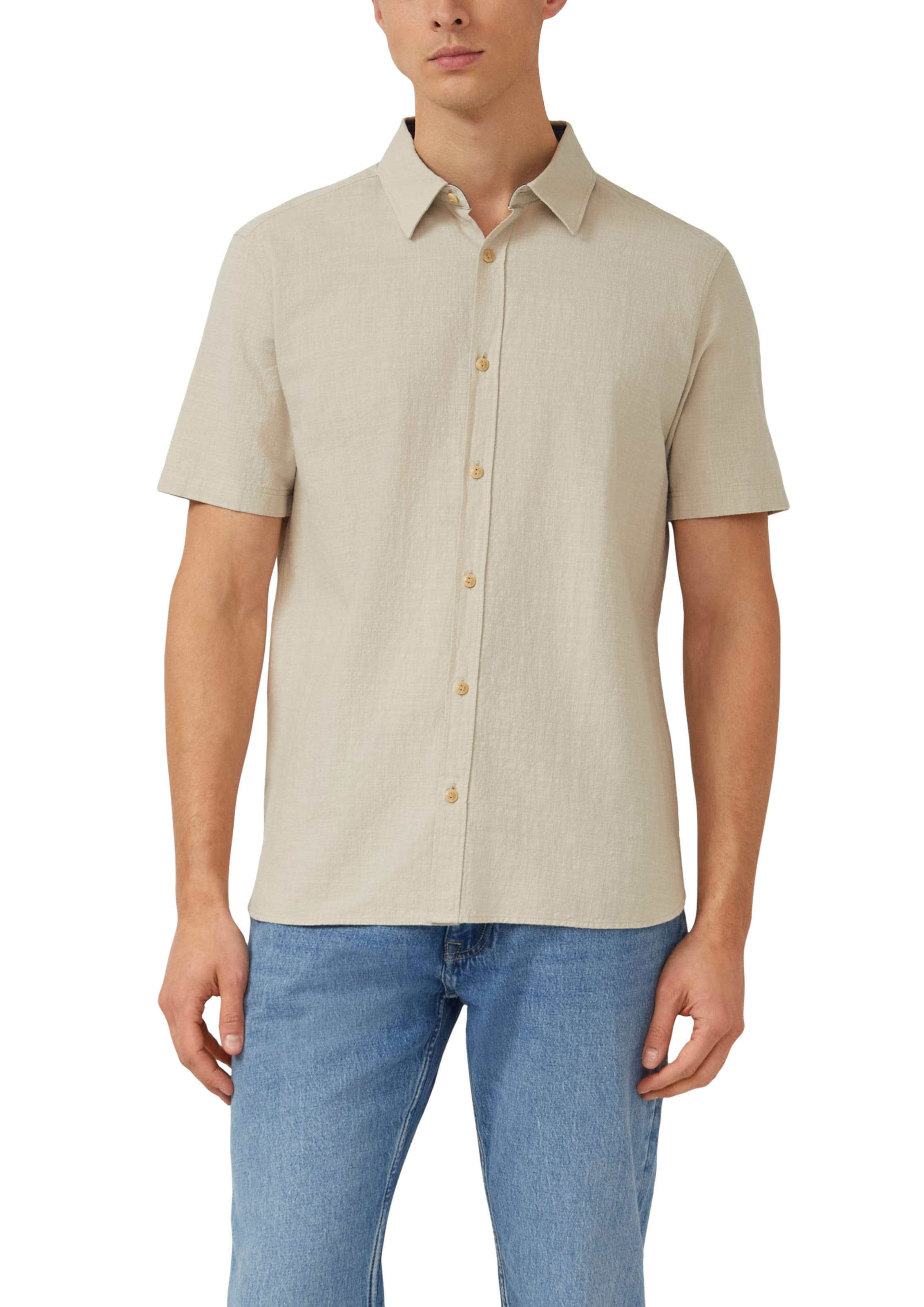 Coupe regular Chemise s.Oliver en beige