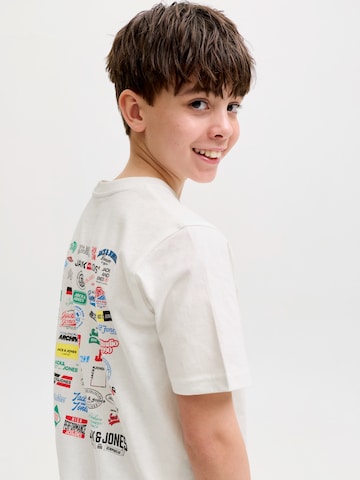 Jack & Jones Junior Тениска 'JJLegacy' в бяло