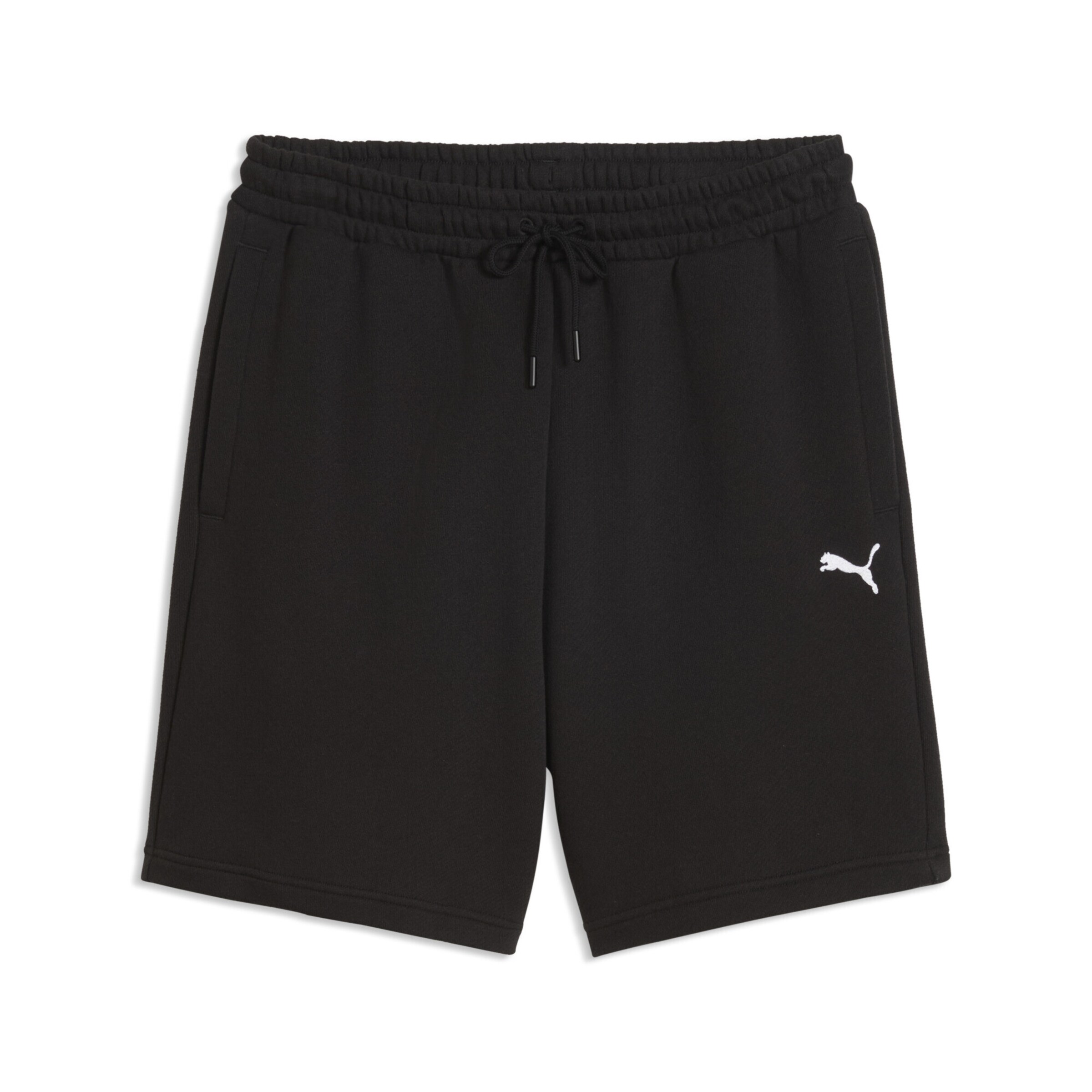 Regular Pantalon de sport 'Essentials' PUMA en noir : devant