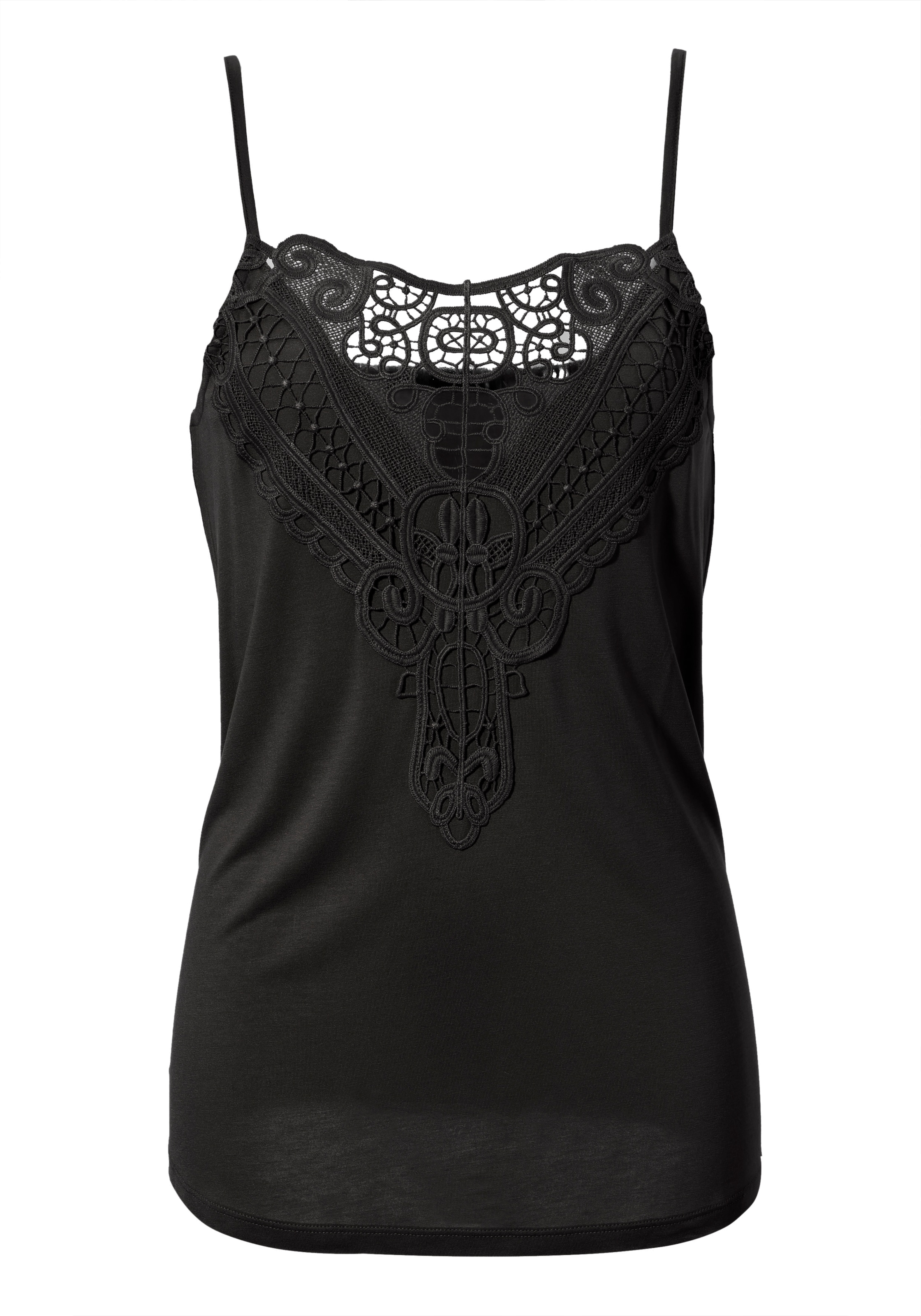 Aniston CASUAL Top in Black: front