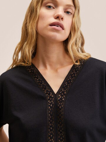 T-shirt 'BOHO' MANGO en noir