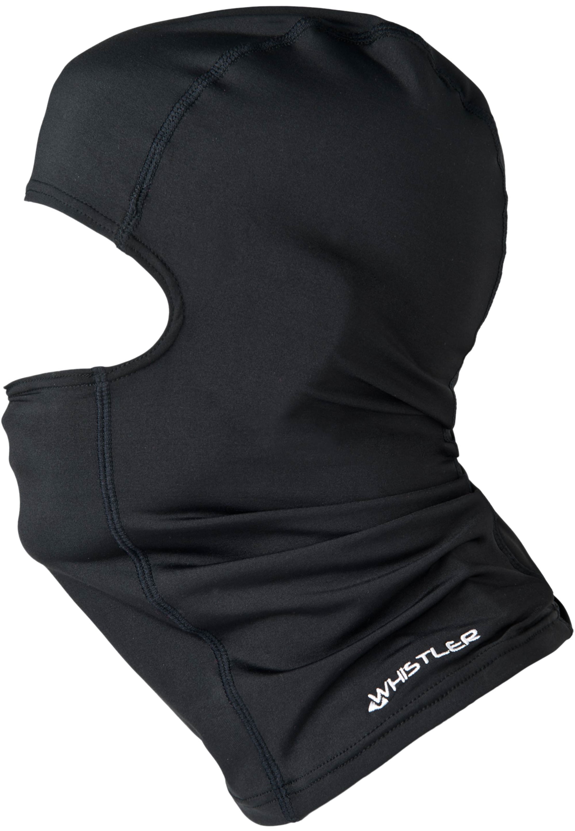 Whistler Balaclava 'Marton' in Schwarz: Vorderseite