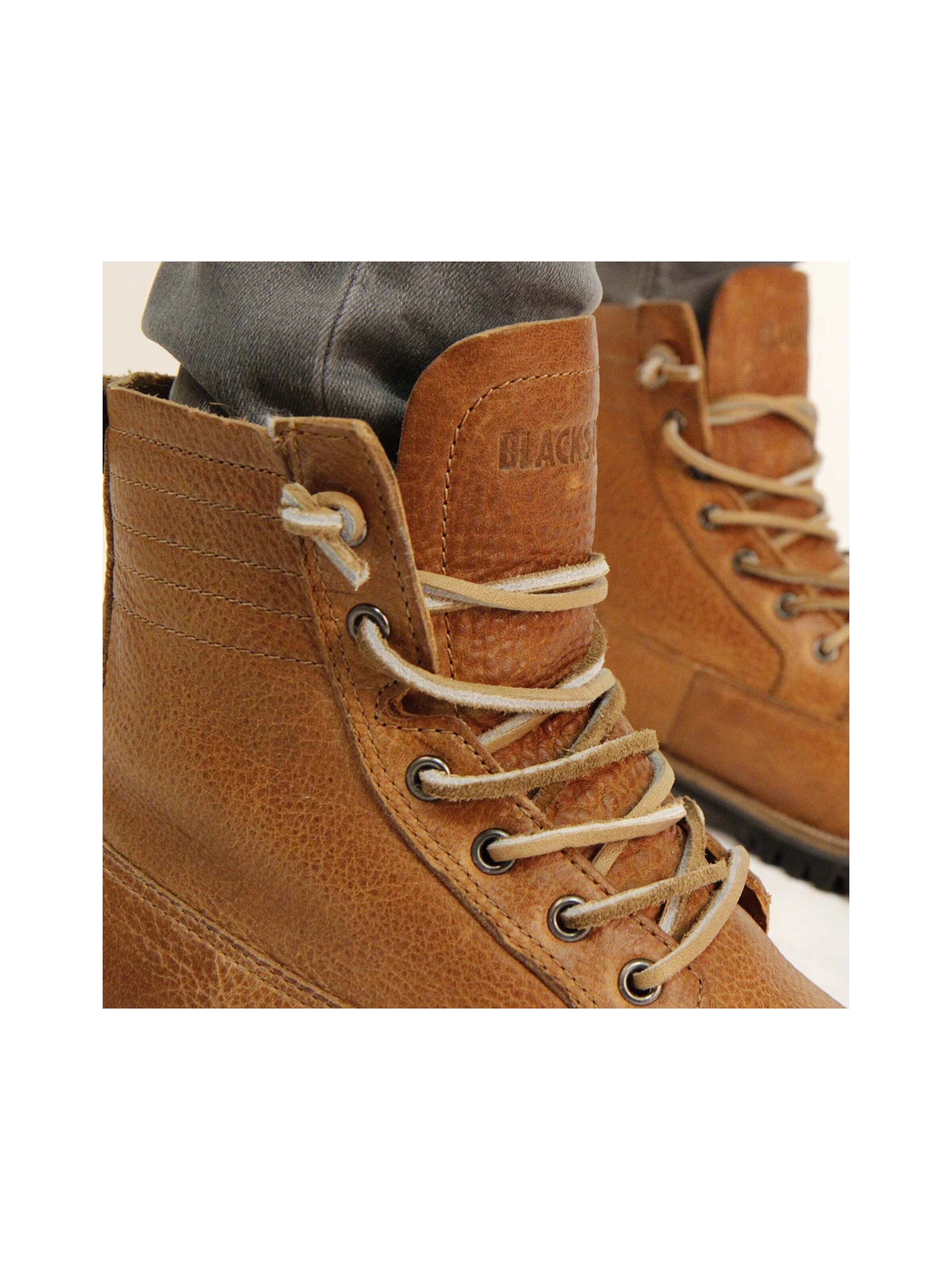 Bottines à lacets 'DAKOTA' BLACKSTONE en marron