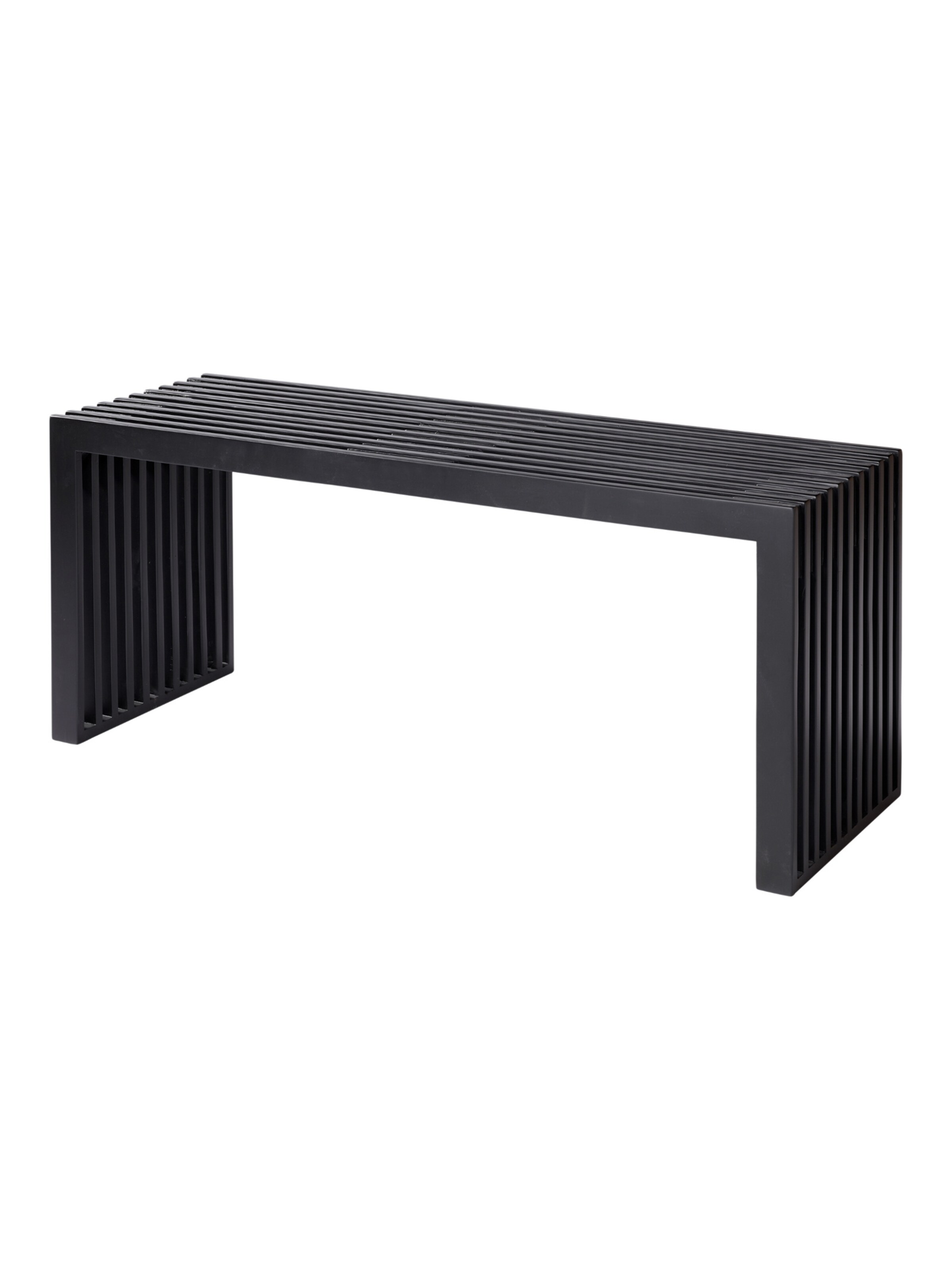 cinas Bank 'Rib' in Schwarz