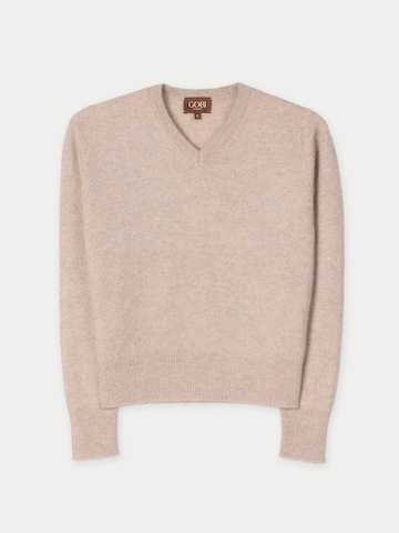 GOBI Cashmere Pullover 'Dual'‌‌ in Beige