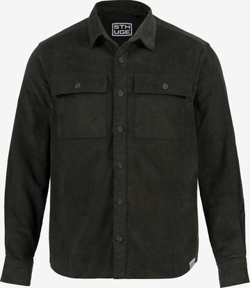 STHUGE Regular fit Button Up Shirt in Green: front