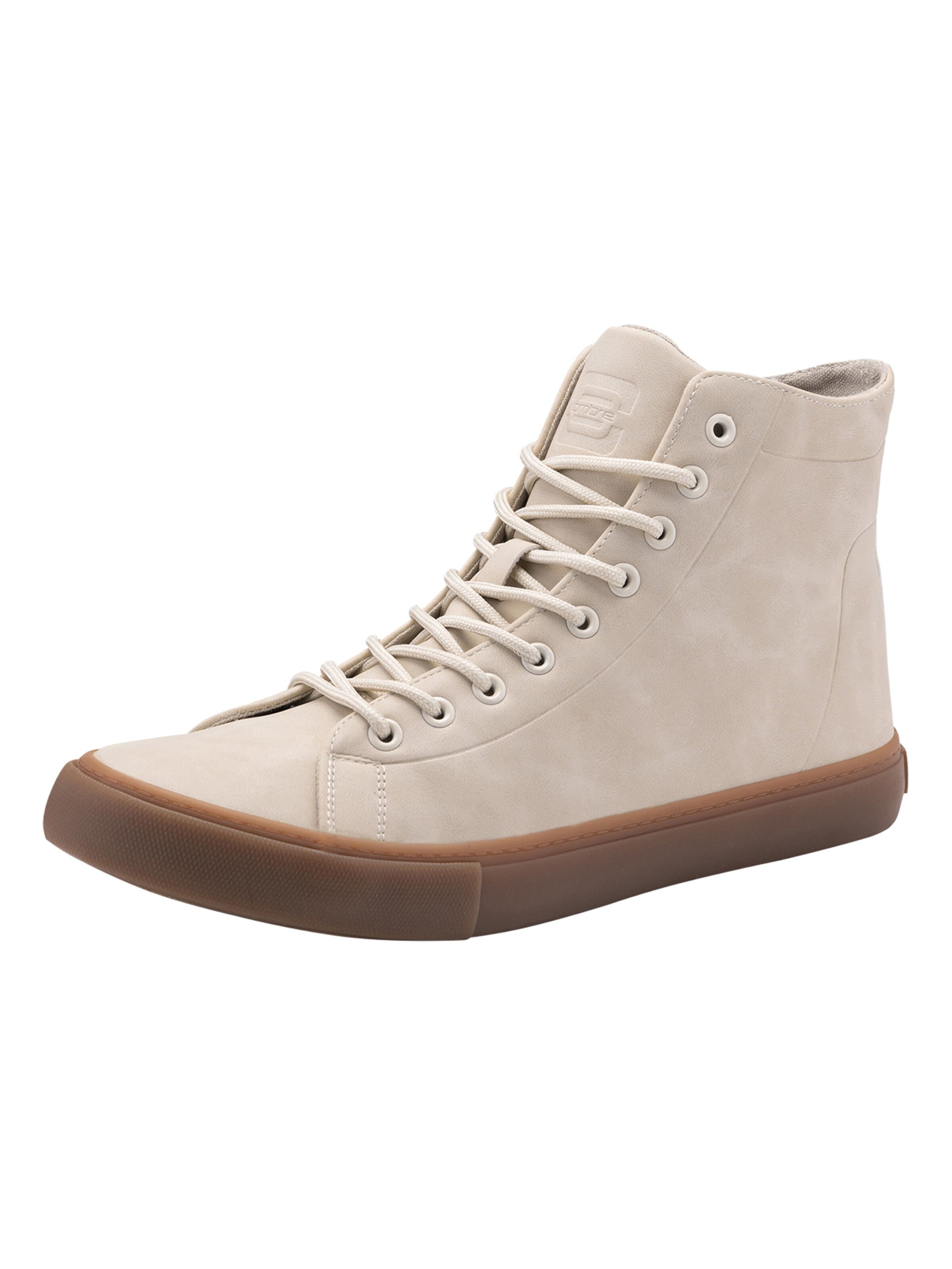 Ombre - Zapatillas deportivas altas en beige: frente