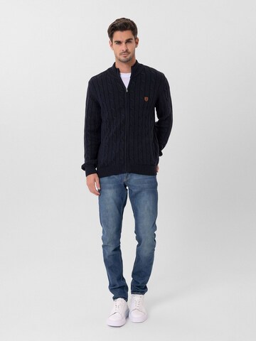 Vestes en maille 'Faber' Jacey Quinn en bleu