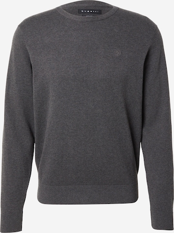 Pull-over bugatti en gris : devant