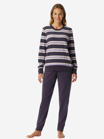 SCHIESSER Pajama 'Casual Essentials' in Purple