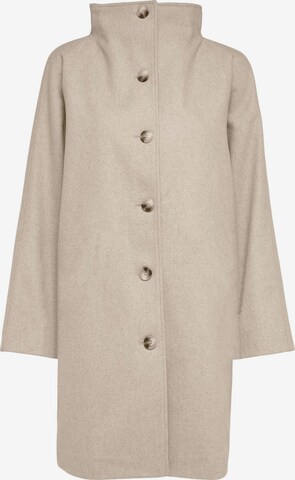 Manteau mi-saison SELECTED FEMME en beige : devant