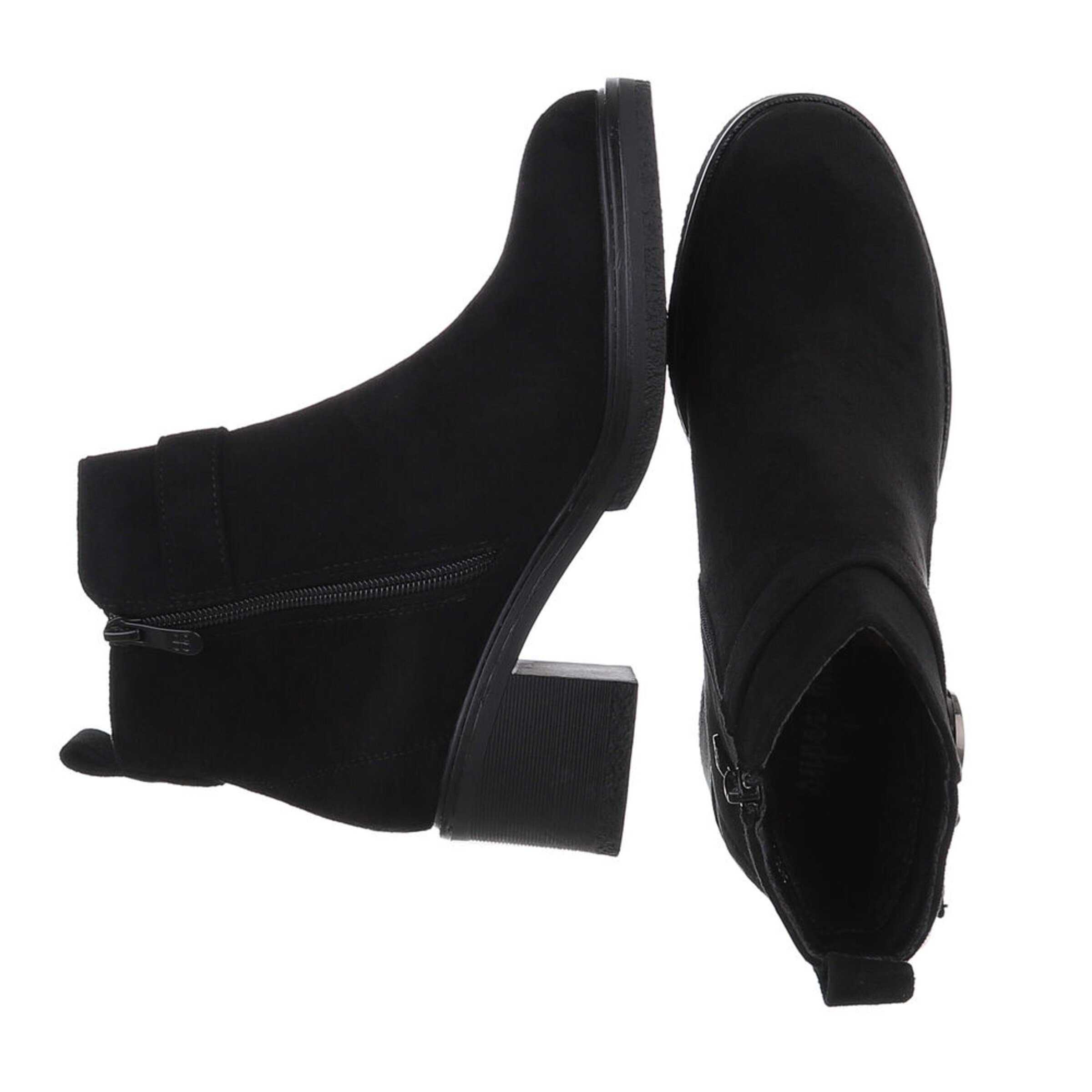 Ital-Design Stiefelette in Schwarz