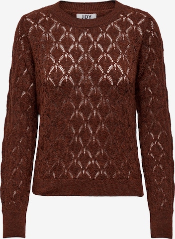 JDY Pullover 'LETTY' in Braun: Vorderseite