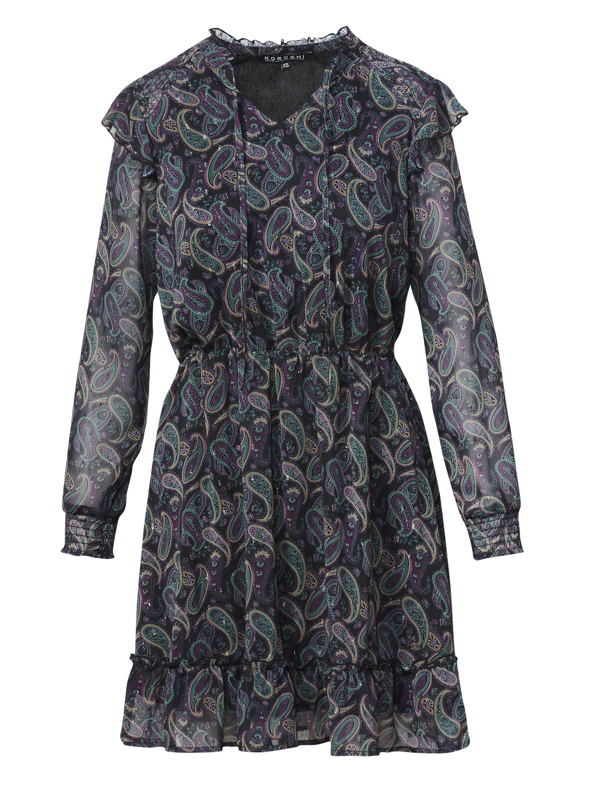 KOROSHI Kjole i blandingsfarvet: forside
