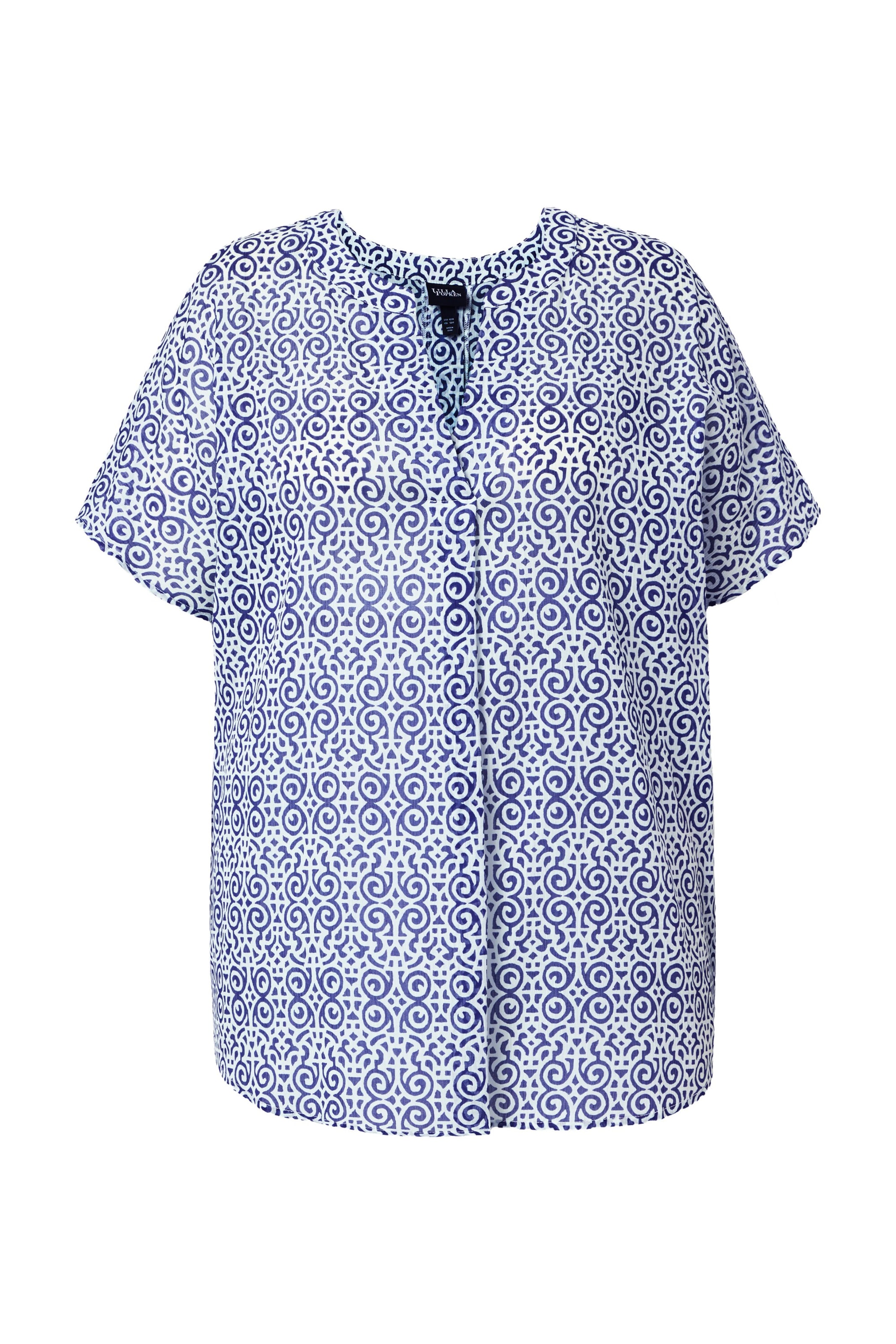 Ulla Popken Tunic in Blue: front