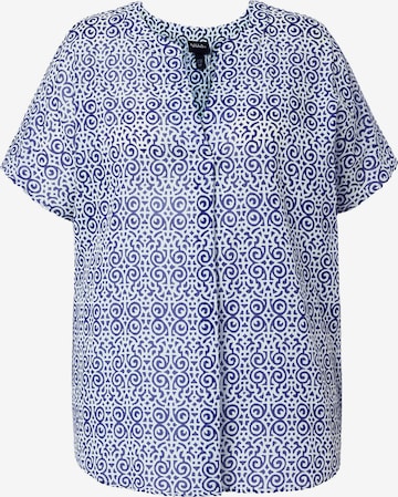 Ulla Popken Tunika in Blau: Vorderseite