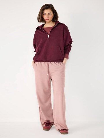 No Matter What Sweatshirt in Rot: Vorderseite