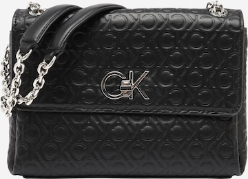 Calvin Klein - Bolso de hombro en negro: frente