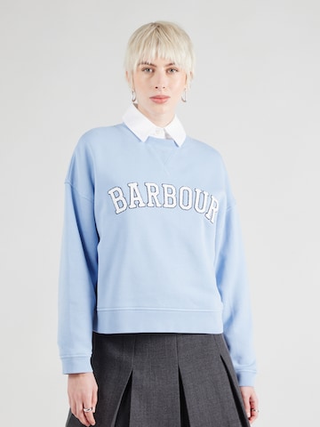 Barbour Sweatshirt in Blau: Vorderseite