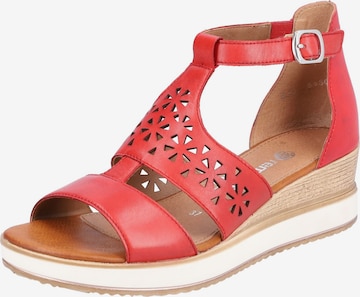 REMONTE Sandals in Red: front