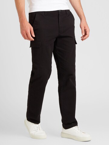 Only & Sons Regular Cargo Pants 'ONSNICKY' in Black: front