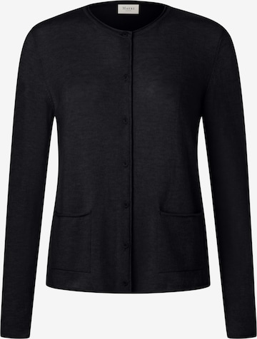 MAERZ Muenchen Knit Cardigan in Black: front