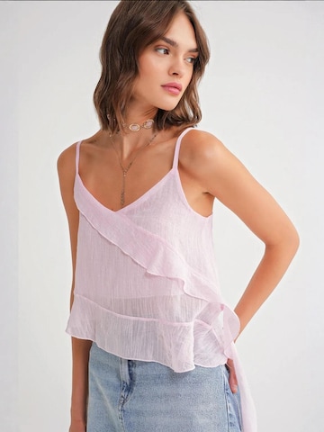 Top di MixRay in rosa: frontale