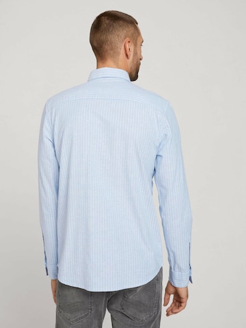 TOM TAILOR Regular Fit Hemd in Blau