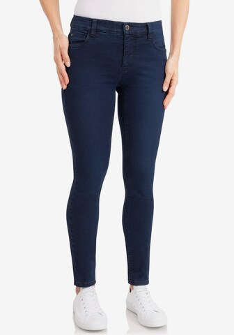 wonderjeans Skinny Jeans in Blue: front