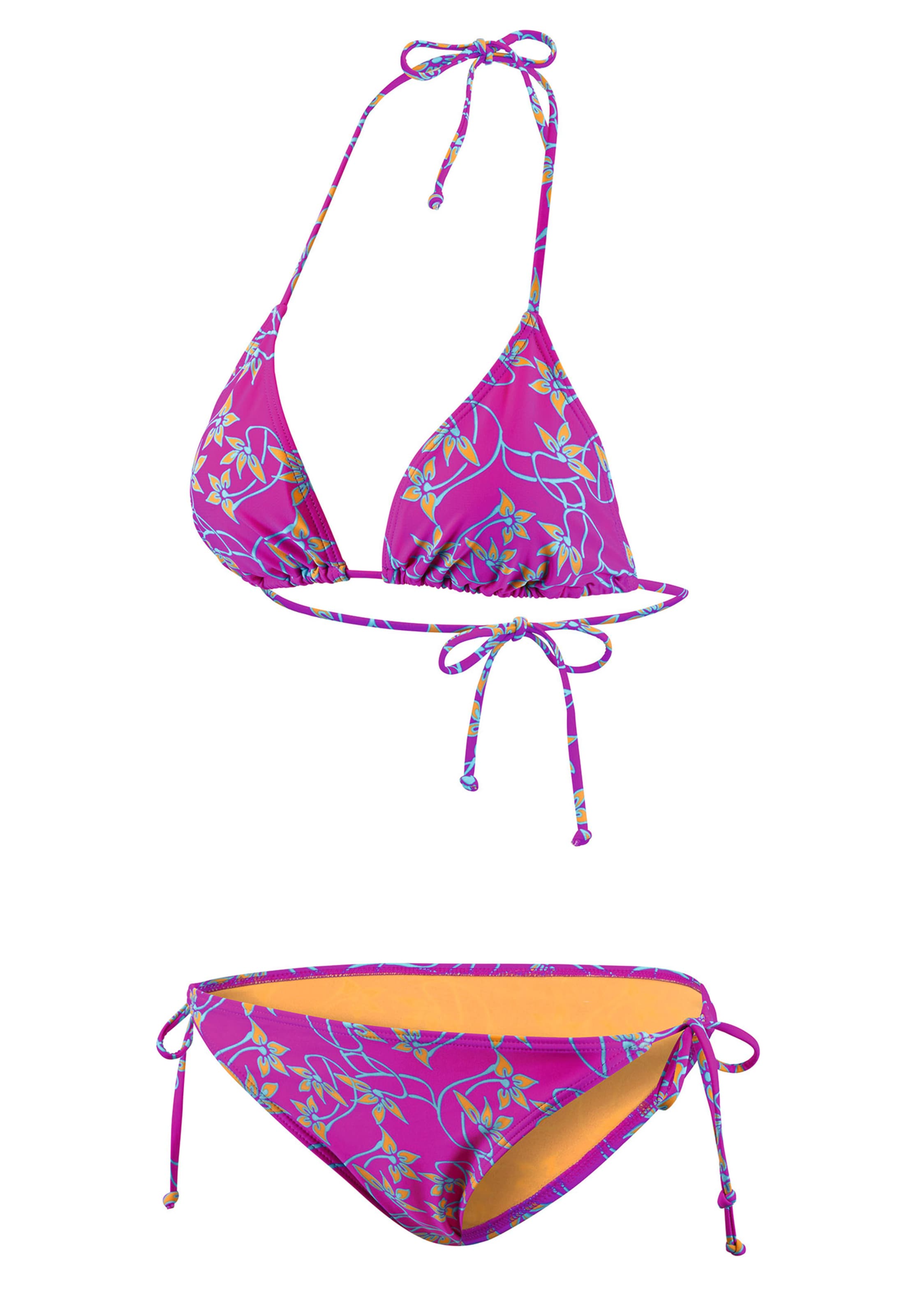BECO the world of aquasports Triangle Bikini 'Catching Dreams' in Pink: front