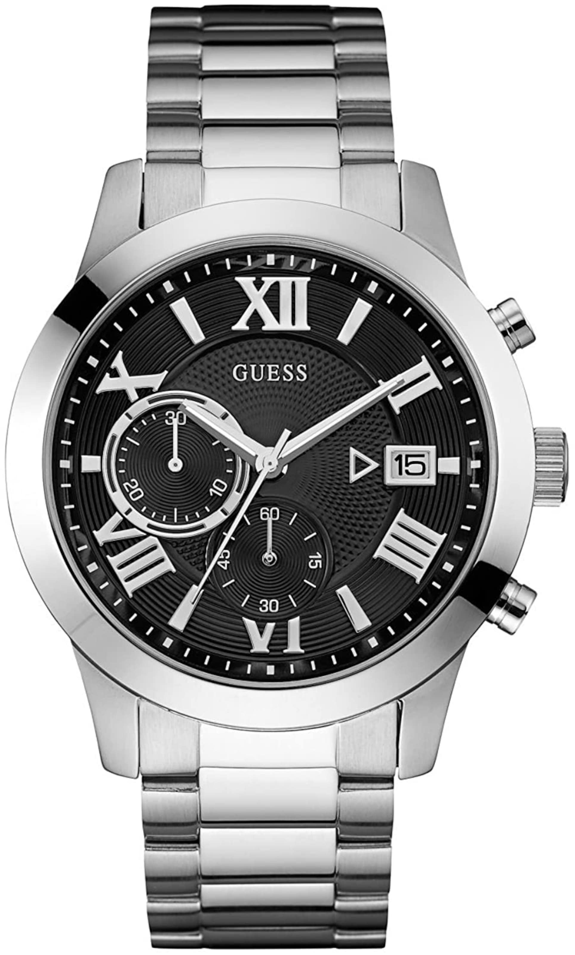 GUESS Uhr in Silber: Vorderseite